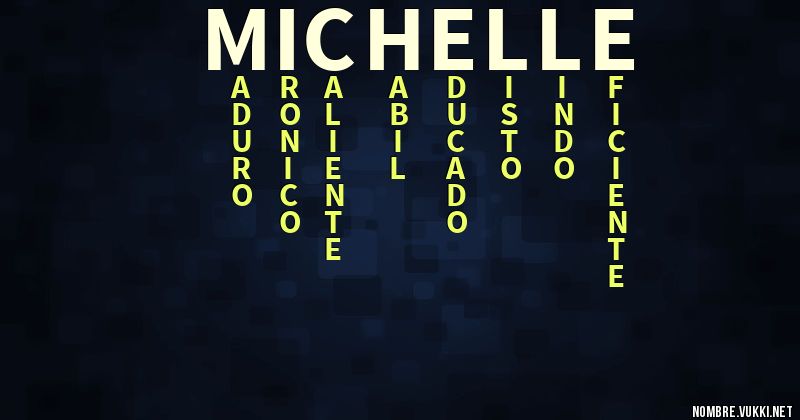 Acróstico michelle
