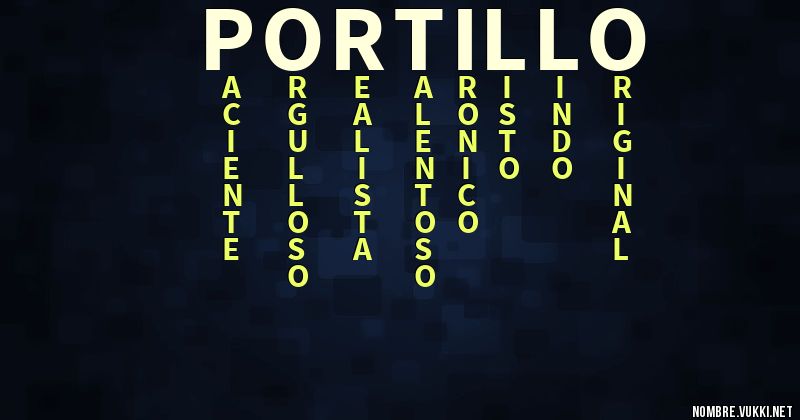 Acróstico portillo