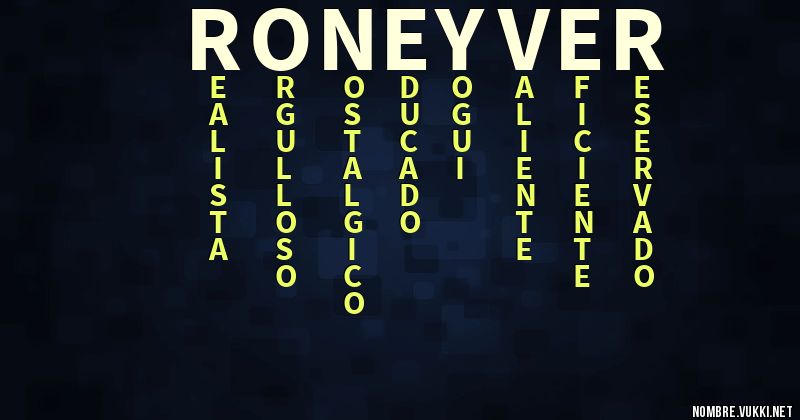 Acróstico roneyver