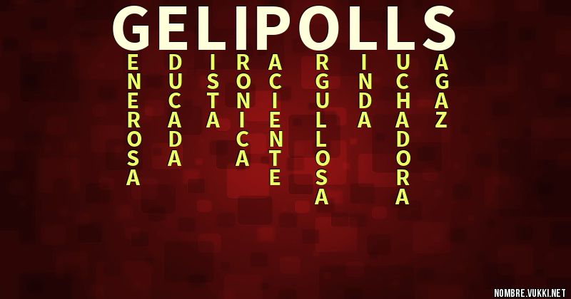 Acróstico gelipolls