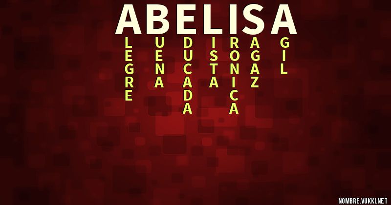 Acróstico abelisa