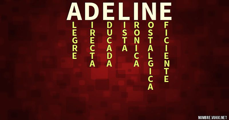 Acróstico adeline