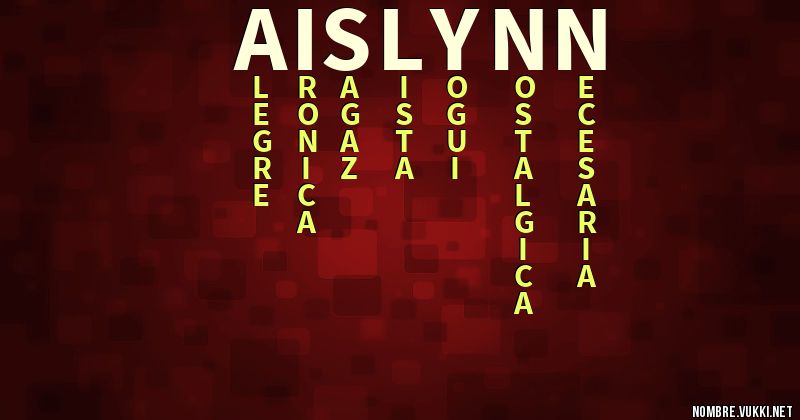 Acróstico aislynn