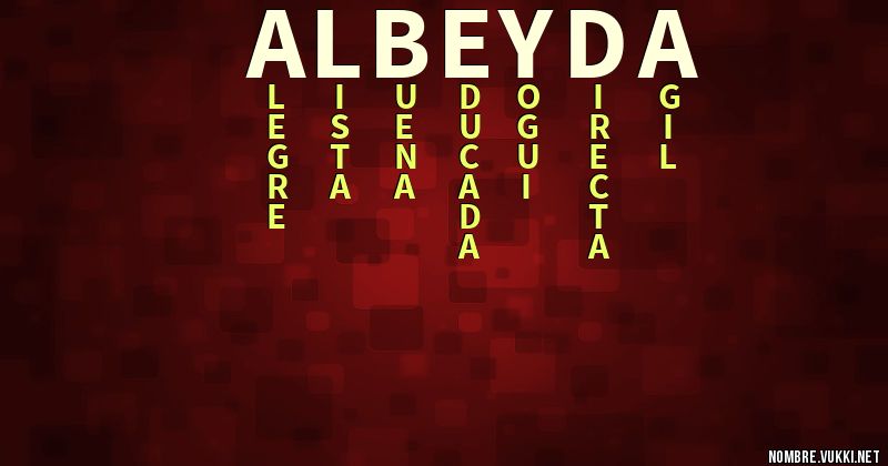 Acróstico albeyda