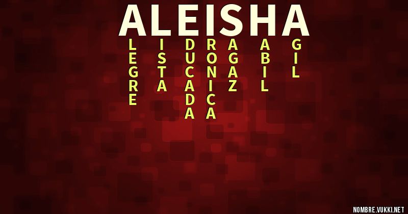 Acróstico aleisha