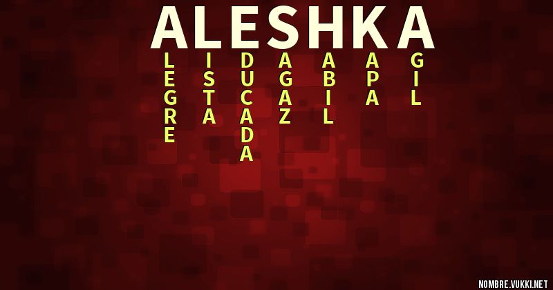 Acróstico aleshka