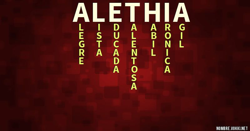 Acróstico alethia
