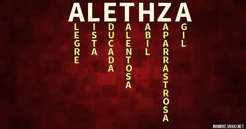 Acróstico alethza