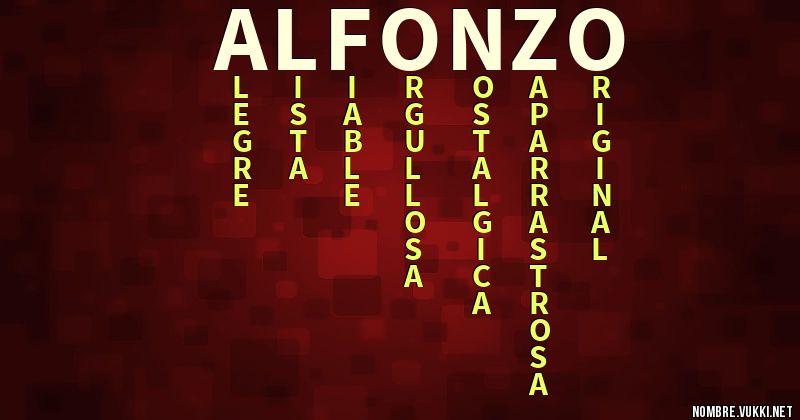 Acróstico alfonzo