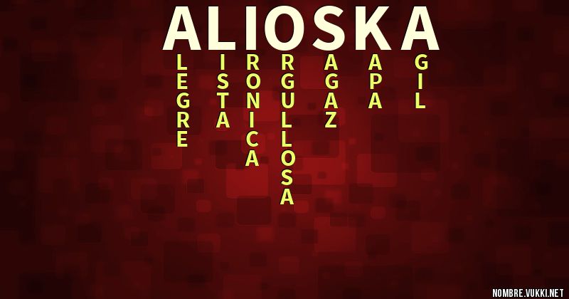 Acróstico alioska