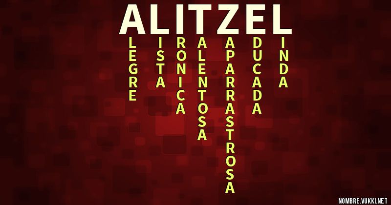 Acróstico alitzel