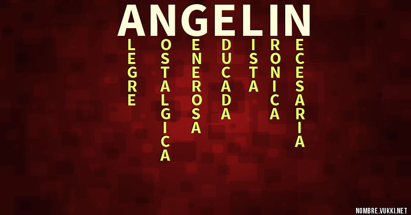 Acróstico angelin