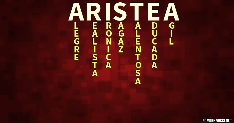 Acróstico aristea