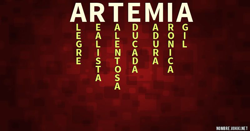 Acróstico artemia