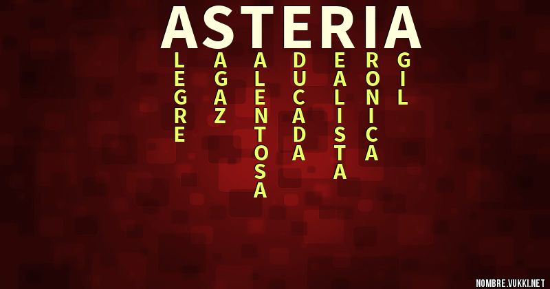 Acróstico asteria