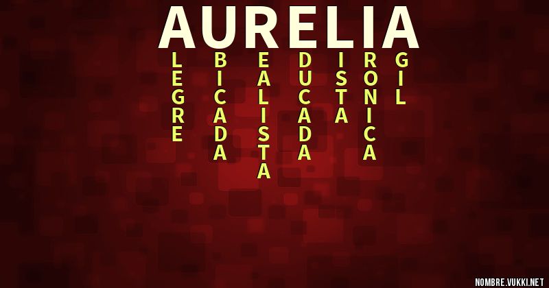 Acróstico aurelia