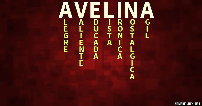 Acróstico avelina