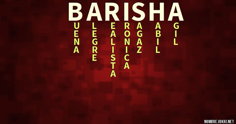 Acróstico barisha