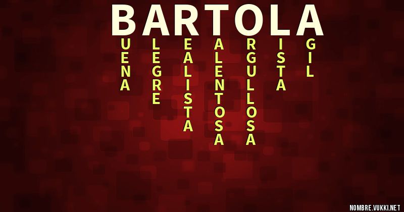 Acróstico bartola