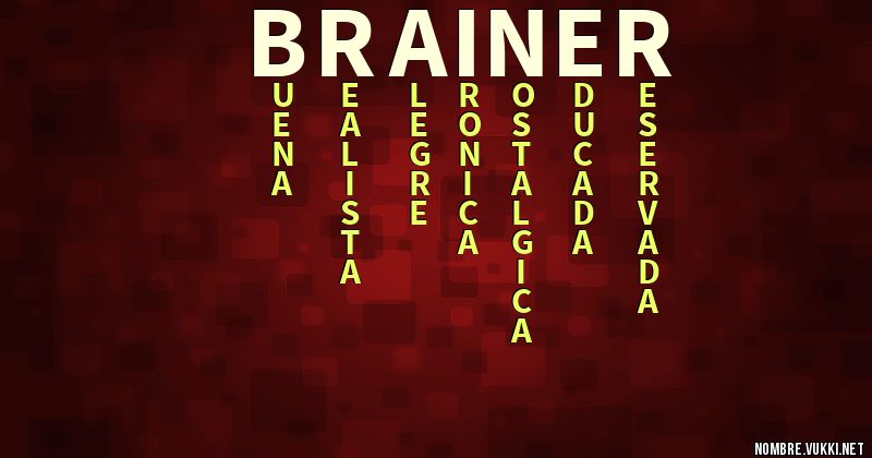 Acróstico brainer