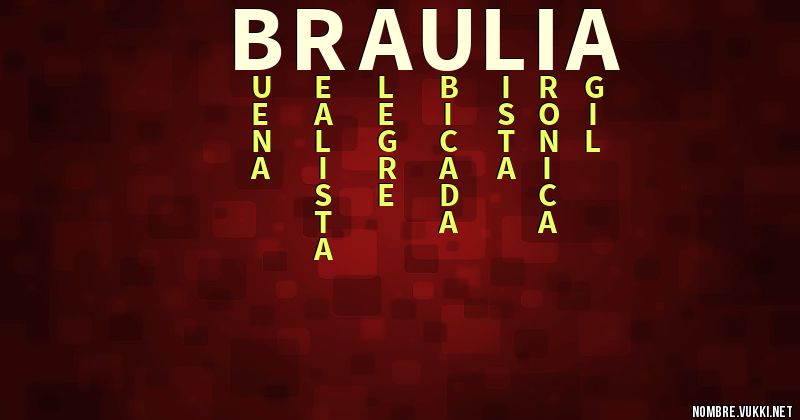 Acróstico braulia