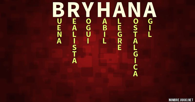 Acróstico bryhana