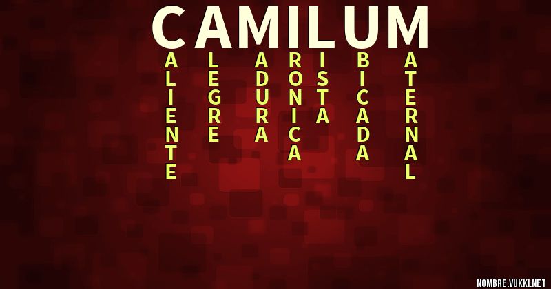 Acróstico camilum