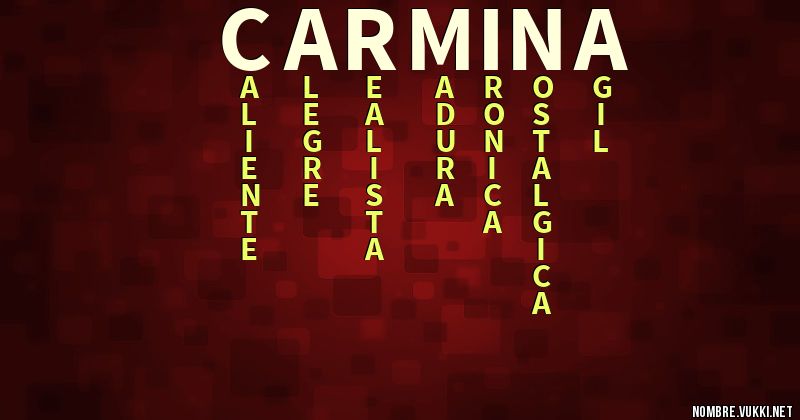 Acróstico carmina