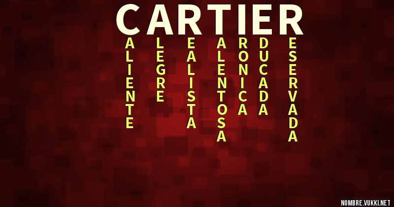 Qu significa cartier