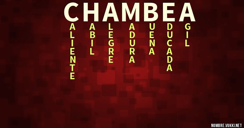 Acróstico chambea
