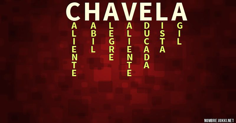 Acróstico chavela