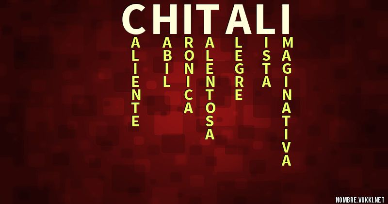 Acróstico chitali