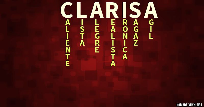 Acróstico clarisa