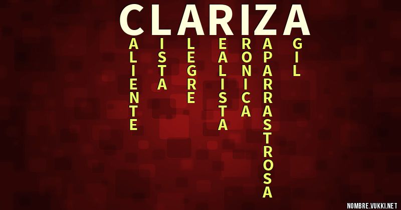 Acróstico clariza