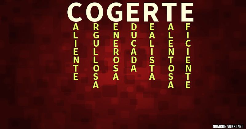 Acróstico cogerte