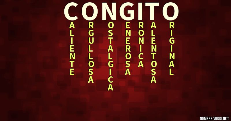 Acróstico congito