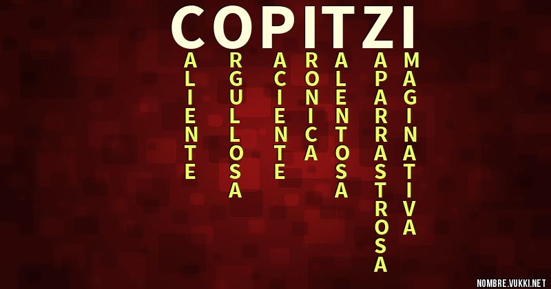 Acróstico copitzi