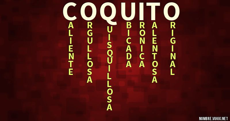 Acróstico coquito