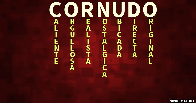 Acróstico cornudo