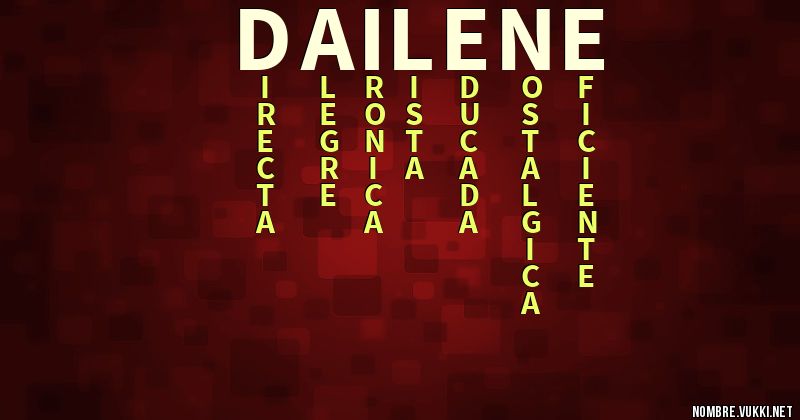 Acróstico dailene