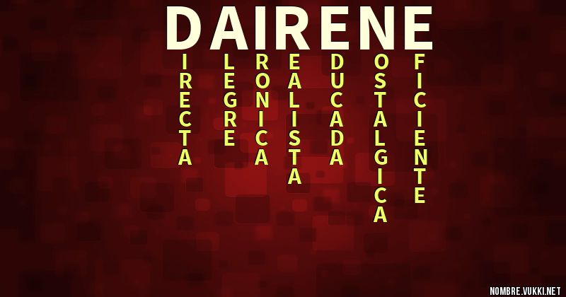 Acróstico dairene