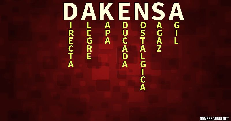 Acróstico dakensa