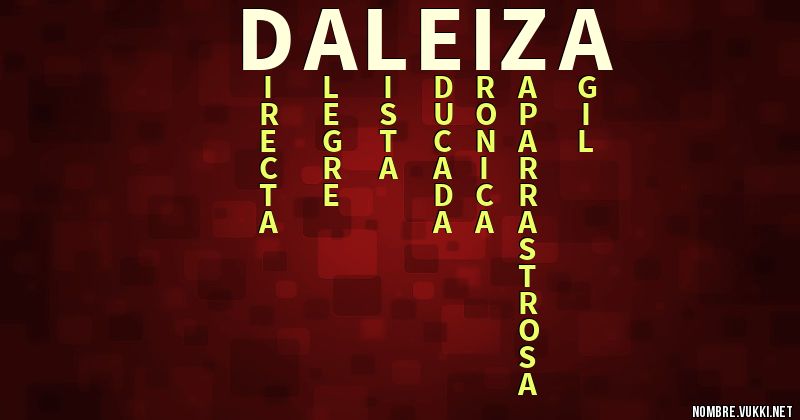 Acróstico daleiza