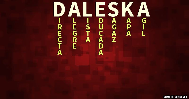 Acróstico daleska