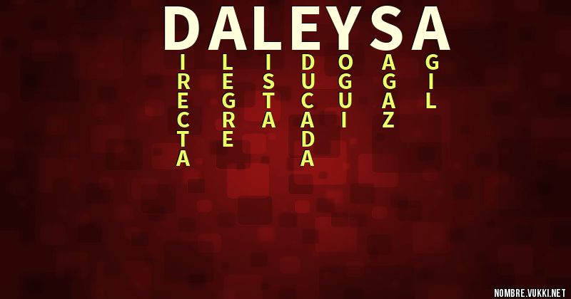 Acróstico daleysa