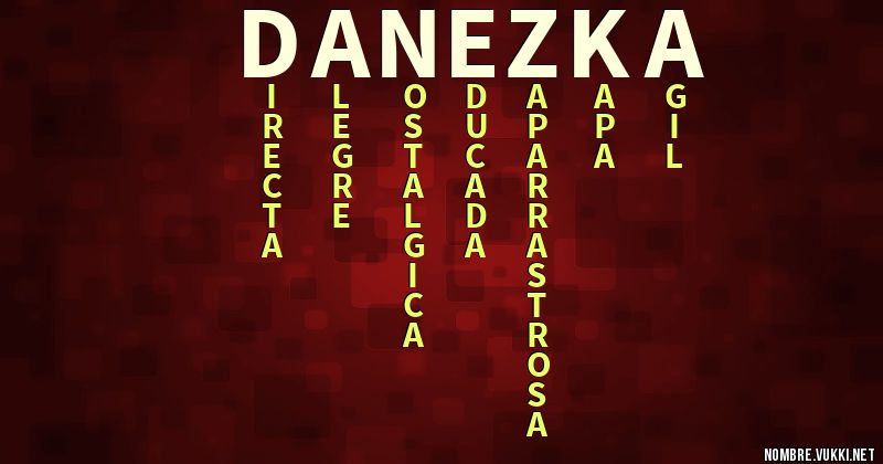 Acróstico danezka