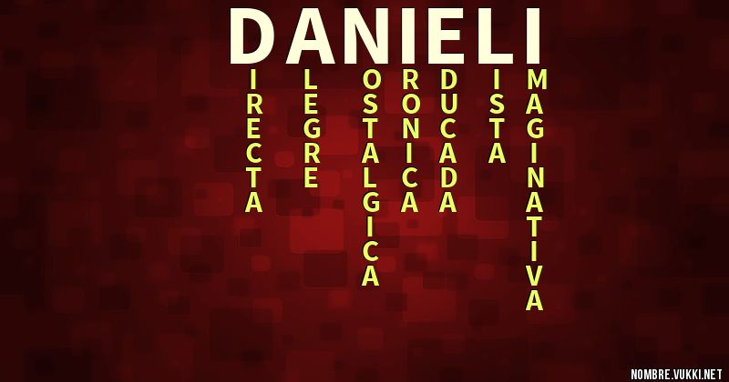 Acróstico danieli
