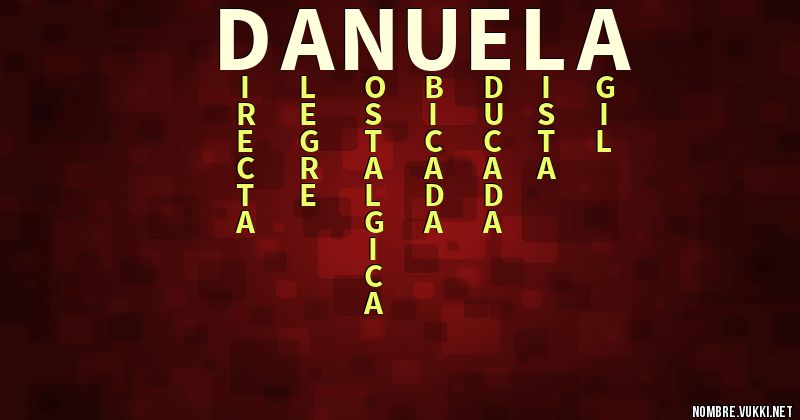 Acróstico danuela