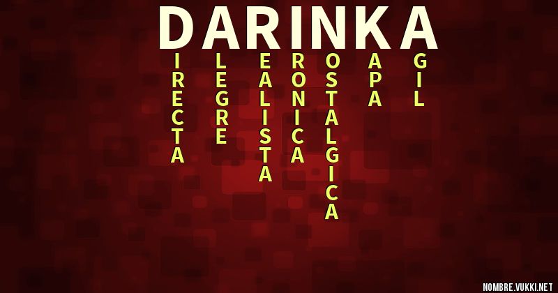 Acróstico darinka