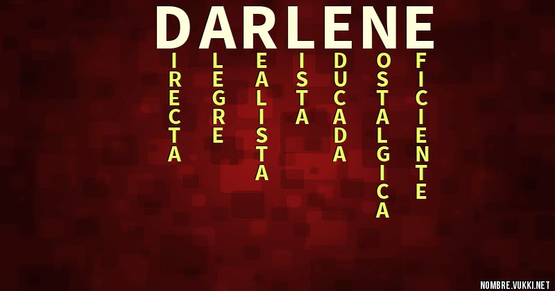 Acróstico darlene